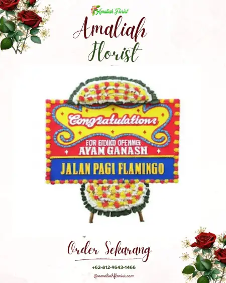 Sewa Papan Bunga Ngapus
